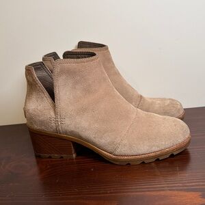 Tan Suede Ankle Boots